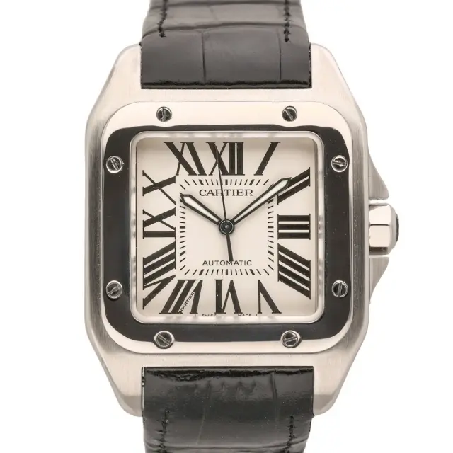 Cartier Santos 100 XL Ref. 2656 Steel 38mm Automatic Watch