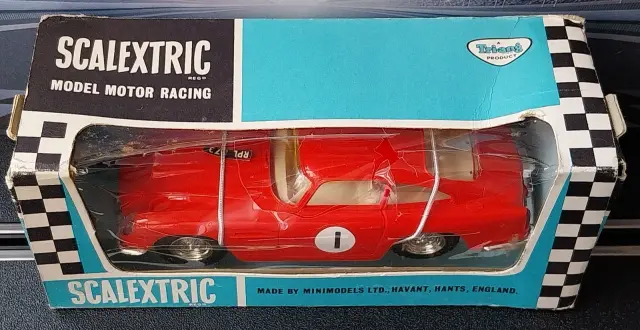 Scalextric Hornby 1961 Aston Martin DB5. Red version. CatNo: